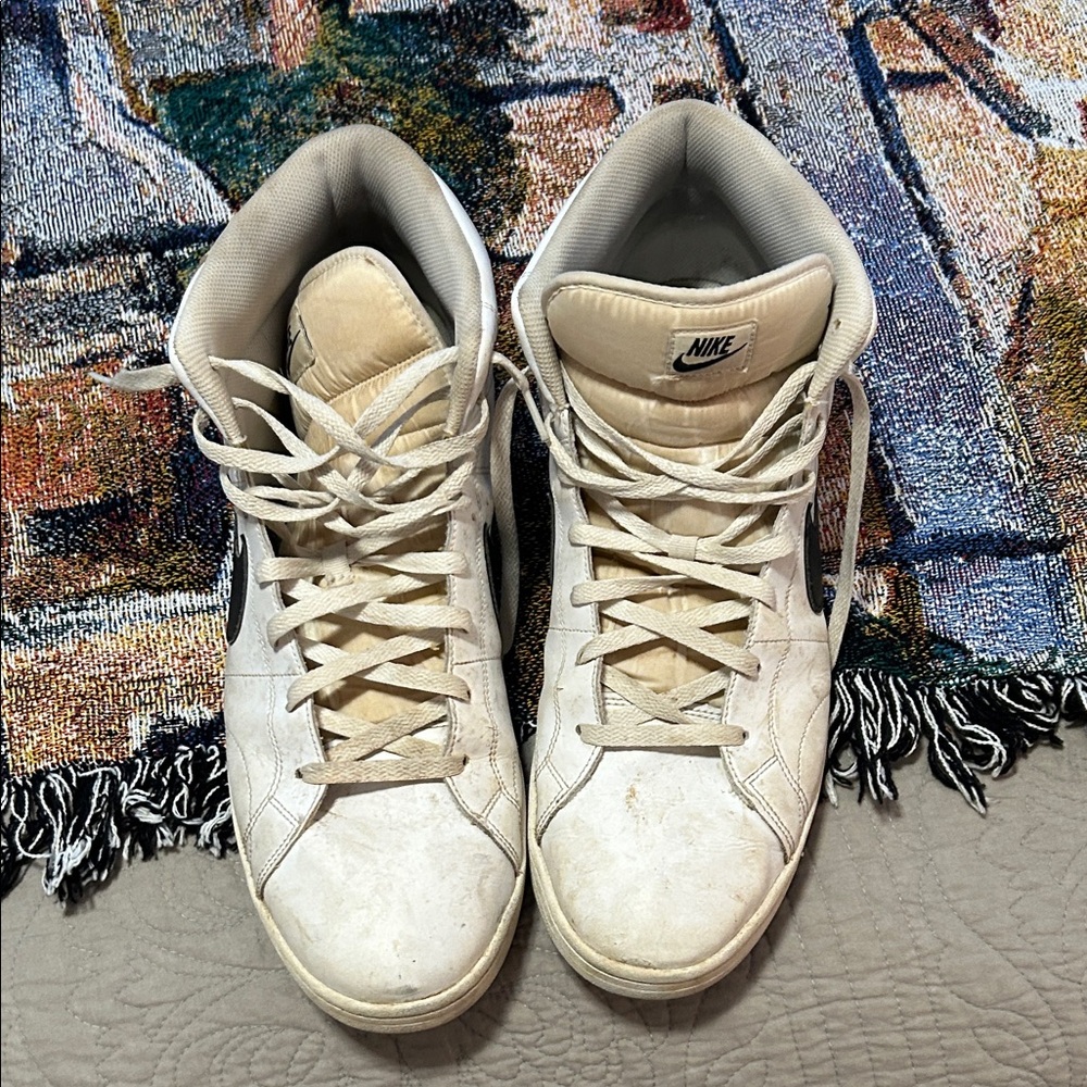 Nike White High-Top Sneakers